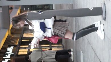 步行街一路跟踪抄底多位极品高颜值时尚小姐姐 (9)